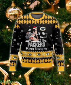 NFL Green Bay Packers Kissmyass Ugly Sweater For Fans Christmas Vintage Gift - NFL Green Bay Packers Kissmyass Ugly Sweater_2