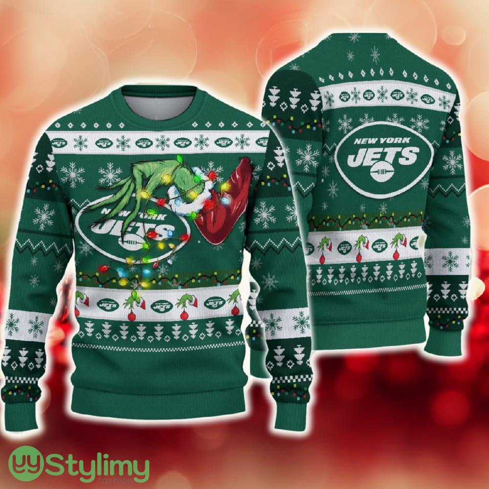 NFL New York Jets Grinch Christmas Ugly Sweater Funny Gift For Men And Women Fans 3 NFL New York Jets Grinch Christmas Ugly Sweater Funny Gift For Men And Women Fans - NFL New York Jets Grinch Christmas Ugly Sweater Funny Gift For Men And Women Fans