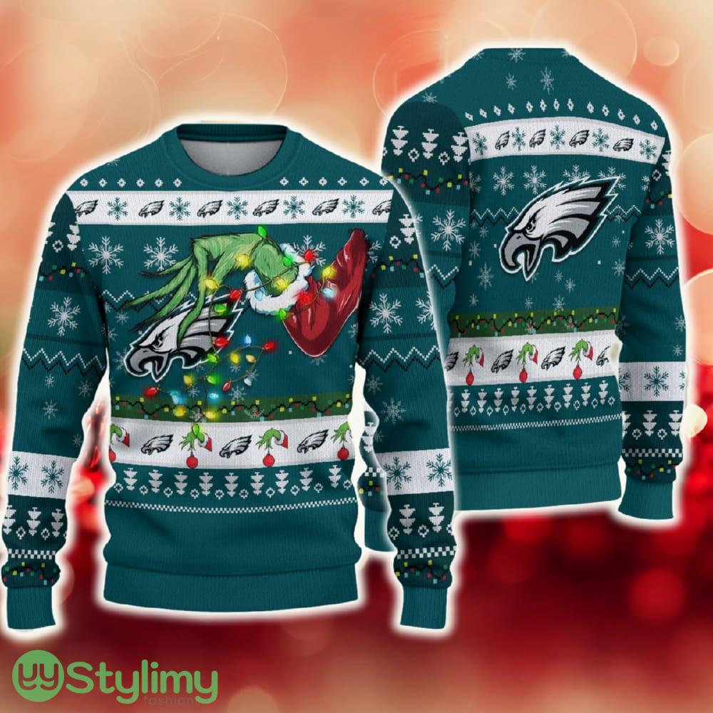 NFL Philadelphia Eagles Grinch Christmas Ugly Sweater Funny Gift For Men And Women Fans 3 NFL Philadelphia Eagles Grinch Christmas Ugly Sweater Funny Gift For Men And Women Fans - NFL Philadelphia Eagles Grinch Christmas Ugly Sweater Funny Gift For Men And Women Fans