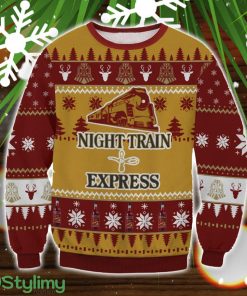 Night Train Express 3D Ugly Christmas Sweater Christmas Gift Product Photo 1