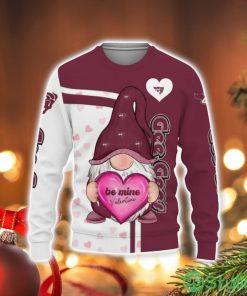 Ottawa Gee Gees Be Mine Valentine Gnomes With Valentine Football American Valentine Day 3D Sweater Holiday Gift Christmas Gift Product Photo 1