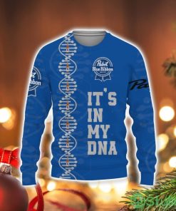 Pabst Blue Ribbon Beers It’s In My DNA 3D Sweater Holiday Gift Christmas Gift Product Photo 1