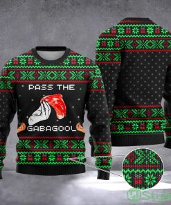 Pass The Gabagool 3D Ugly Christmas Sweater Funny Gabagool The Sopranos Holiday Xmas Sweater Product Photo 1