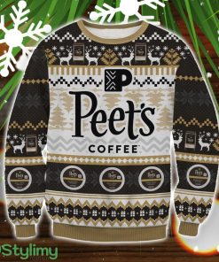Peet's Coffee 3D Ugly Christmas Sweater Christmas Gift Product Photo 1