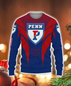 Penn Quakers Football American Day Sport Teams Champion 3D Sweater Holiday Gift Christmas Gift Product Photo 1