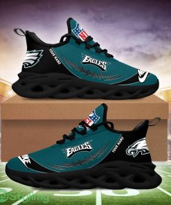 Philadelphia Eagles Influence For Fans Custom Name Max Soul Sneakers New Gift Men And Women Clunky Shoes - Philadelphia Eagles Chunky Shoes_1