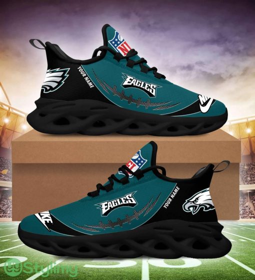 Philadelphia Eagles Influence For Fans Custom Name Max Soul Sneakers New Gift Men And Women Clunky Shoes