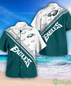 Philadelphia Eagles Logo Printed Aloha Hawaiian Shirt Special Gift For Fans Product Photo 1
