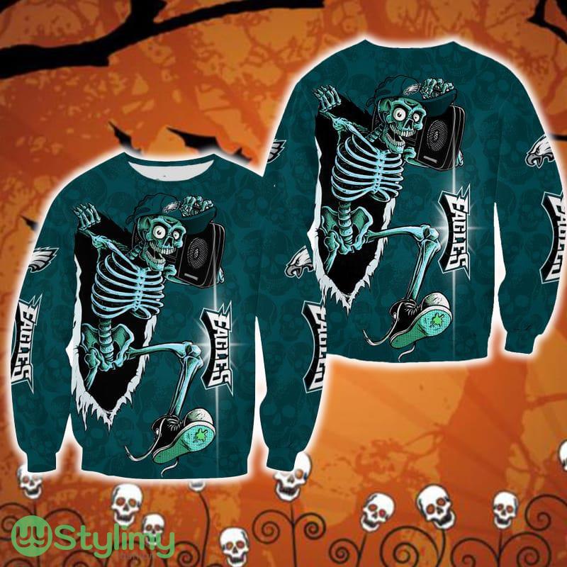 Philadelphia Eagles Skull Halloween Traditional Halloween Ugly Sweater For Men And Women Gift Christmas 3 Philadelphia Eagles Skull Halloween Traditional Halloween Ugly Sweater For Men And Women Gift Christmas - Philadelphia Eagles Skull Halloween Traditional Halloween Ugly Sweater For Men And Women Gift Christmas
