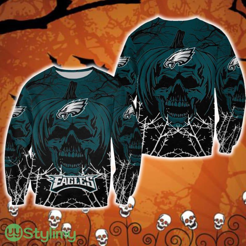 Philadelphia Eagles Skull Pumpkin Halloween Trending Halloween Ugly Sweater For Men And Women Gift Christmas 3 Philadelphia Eagles Skull Pumpkin Halloween Trending Halloween Ugly Sweater For Men And Women Gift Christmas - Philadelphia Eagles Skull Pumpkin Halloween Trending Halloween Ugly Sweater For Men And Women Gift Christmas