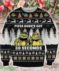 Pizza Dude 3D Ugly Christmas Sweater Christmas Gift Product Photo 1