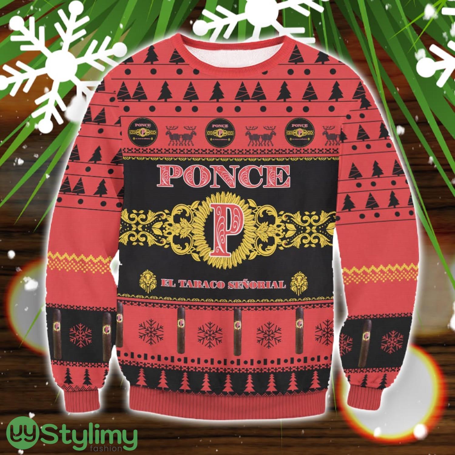Ponce's 3D Ugly Christmas Sweater Christmas Gift 3 ponces 3d ugly christmas sweater christmas gift