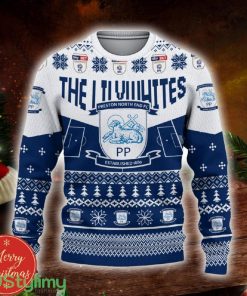 Preston North End FC Custom Name 3D Sweater Funny Gift For Men And Women Fans Christmas - Preston North End FC 3D Sweater Christmas Personalized_2