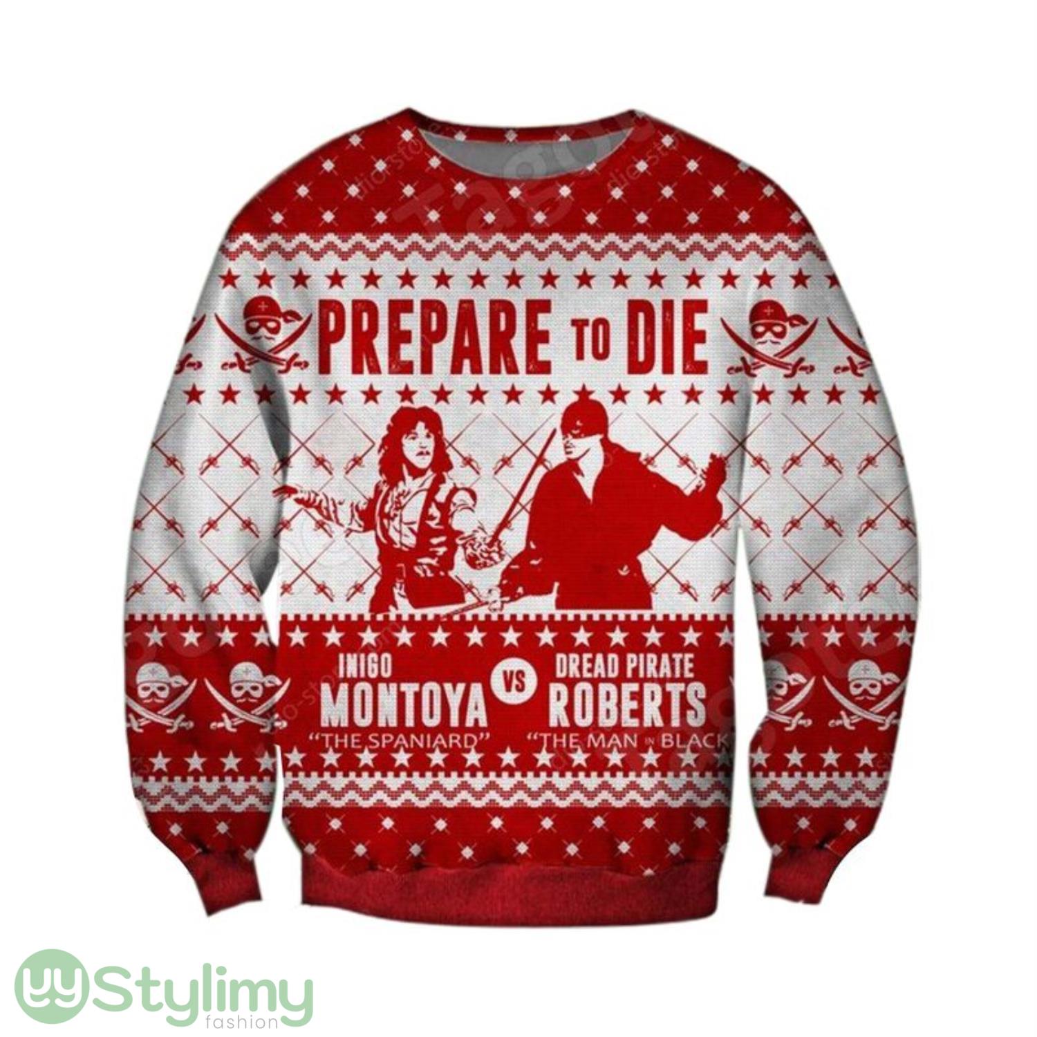 Princess Bride Prepare to Die 3D Ugly Christmas Sweater Christmas Gift 3 Princess Bride Prepare to Die 3D Ugly Christmas Sweater Christmas Gift Product Photo 1