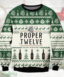 Proper Twelve 3D Ugly Christmas Sweater Christmas Gift Product Photo 1
