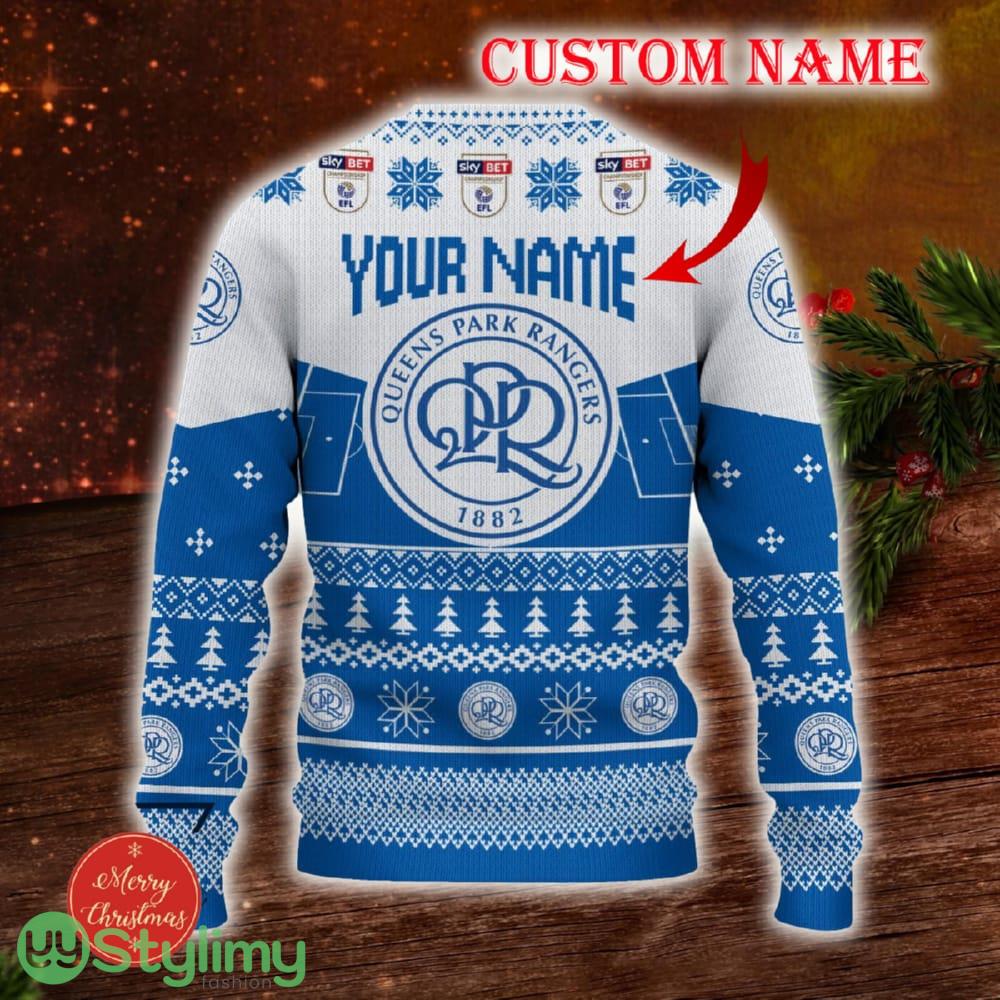 Queens Park Rangers Custom Name 3D Sweater Funny Gift For Men And Women Fans Christmas 2 Queens Park Rangers Custom Name 3D Sweater Funny Gift For Men And Women Fans Christmas - Queens Park Rangers 3D Sweater Christmas Personalized_3