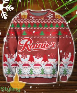 Rainier Beer 3D Ugly Christmas Sweater Christmas Gift Product Photo 1