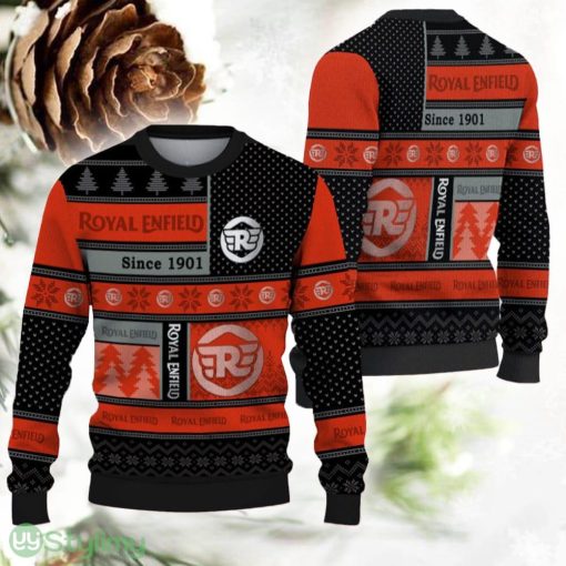 Royal Enfield Car Mens Ugly Christmas Sweater Gift For Fans
