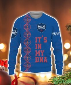 Samuel Adams Beers It’s In My DNA 3D Sweater Holiday Gift Christmas Gift Product Photo 1