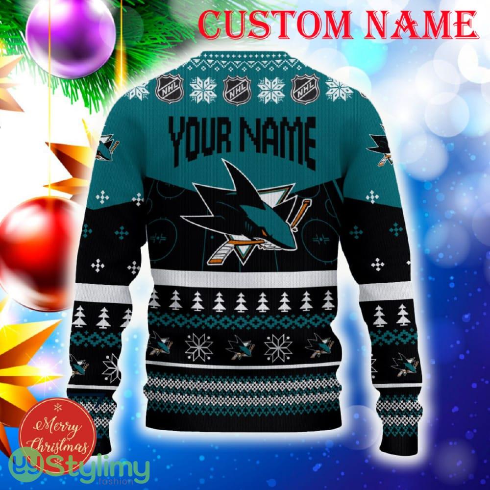 San Jose Sharks Custom Name 3D Sweater Funny Gift For Men And Women Fans Christmas 2 San Jose Sharks Custom Name 3D Sweater Funny Gift For Men And Women Fans Christmas - San Jose Sharks 3D Sweater Christmas Personalized_3