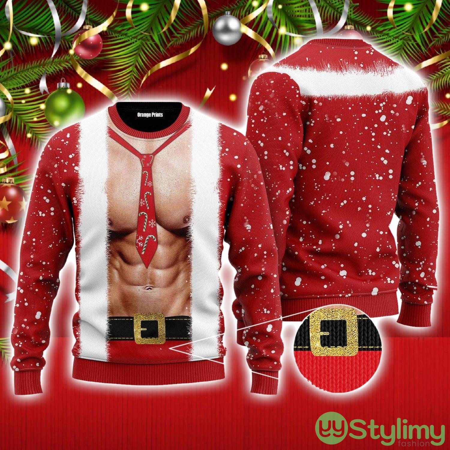 Santa Body Ugly Christmas Sweater Christmas Holiday Gift For Men And Women 3 Santa Body Ugly Christmas Sweater Christmas Holiday Gift For Men And Women Product Photo 1