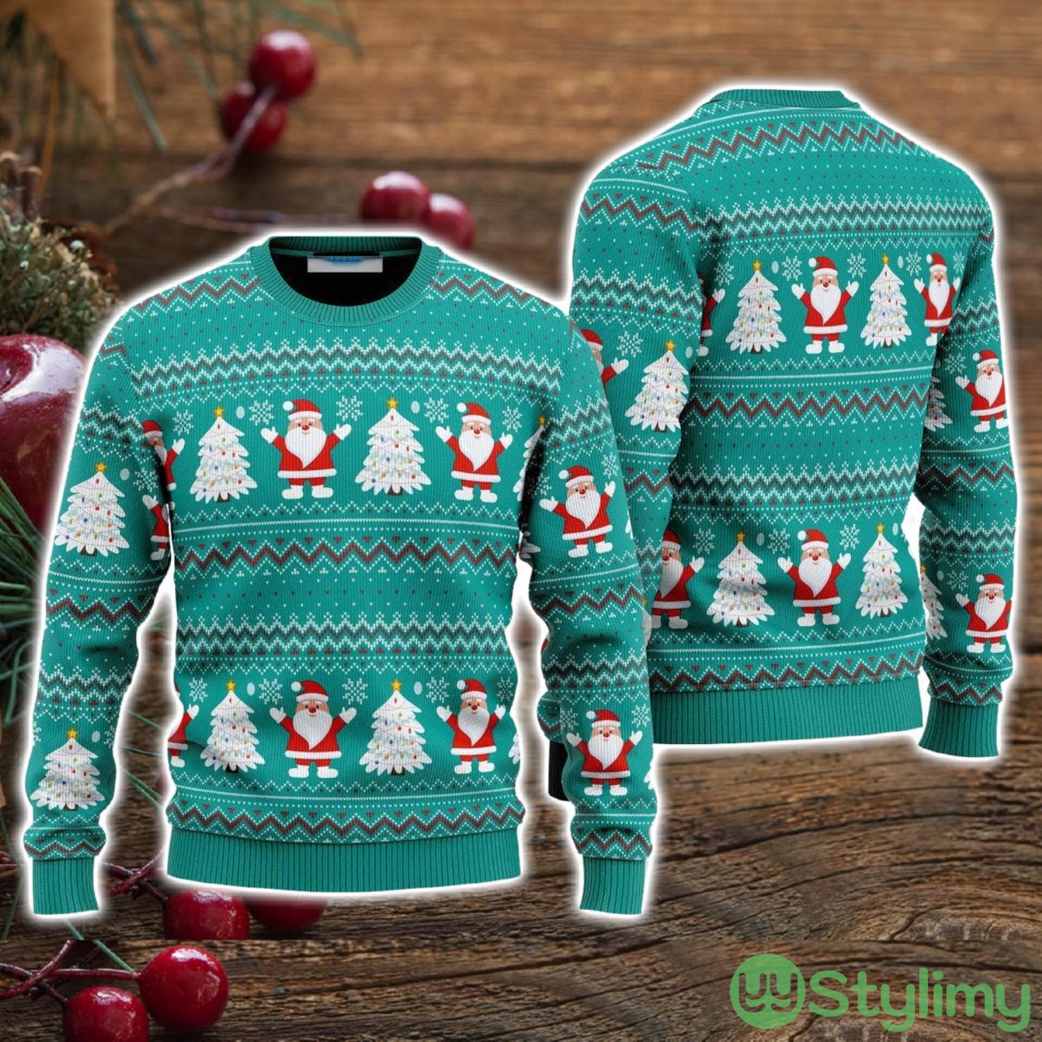 Santa Claus Joyful Holiday Ugly Christmas Sweater Christmas Holiday Gift For Men And Women 3 Santa Claus Joyful Holiday Ugly Christmas Sweater Christmas Holiday Gift For Men And Women Product Photo 1