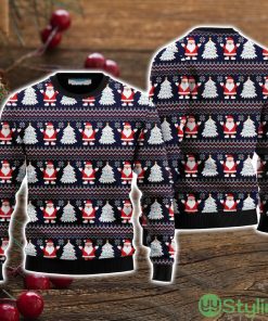 Santa Claus Under The Christmas Tree Ugly Christmas Sweater Christmas Holiday Gift For Men And Women Product Photo 1