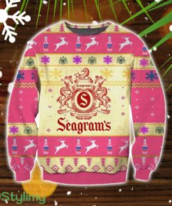 Seagram's 3D Ugly Christmas Sweater Christmas Gift Product Photo 1