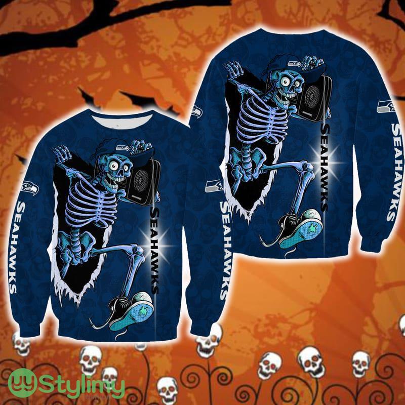 Seattle Seahawks Skull Halloween Yuletide Halloween Ugly Sweater For Men And Women Gift Christmas 3 Seattle Seahawks Skull Halloween Yuletide Halloween Ugly Sweater For Men And Women Gift Christmas - Seattle Seahawks Skull Halloween Yuletide Halloween Ugly Sweater For Men And Women Gift Christmas