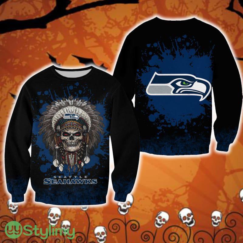 Seattle Seahawks Skull Mittens Halloween Ugly Sweater For Men And Women Gift Christmas 3 Seattle Seahawks Skull Mittens Halloween Ugly Sweater For Men And Women Gift Christmas - Seattle Seahawks Skull Mittens Halloween Ugly Sweater For Men And Women Gift Christmas