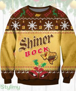 Shiner Bock 3D Ugly Christmas Sweater Christmas Gift Product Photo 1