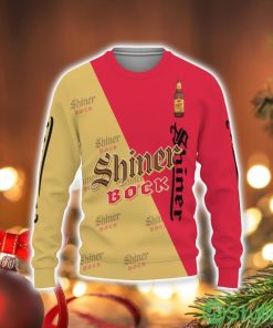 Shiner Bock Beers Beers And Whiskey Pattern Logo 3D Sweater Holiday Gift Christmas Gift Product Photo 1