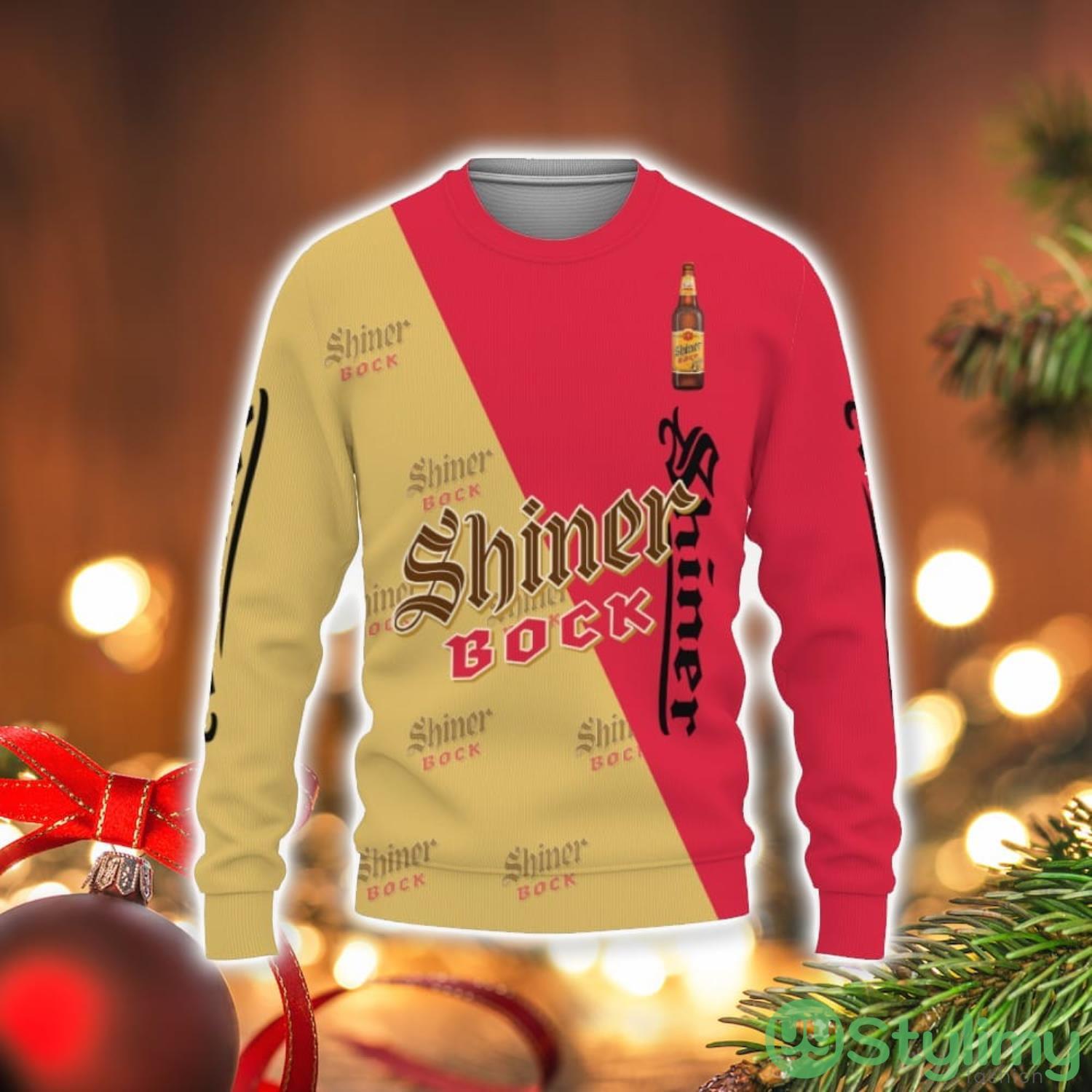 Shiner Bock Beers Beers And Whiskey Pattern Logo 3D Sweater Holiday Gift Christmas Gift 3 Shiner Bock Beers Beers And Whiskey Pattern Logo 3D Sweater Holiday Gift Christmas Gift Product Photo 1