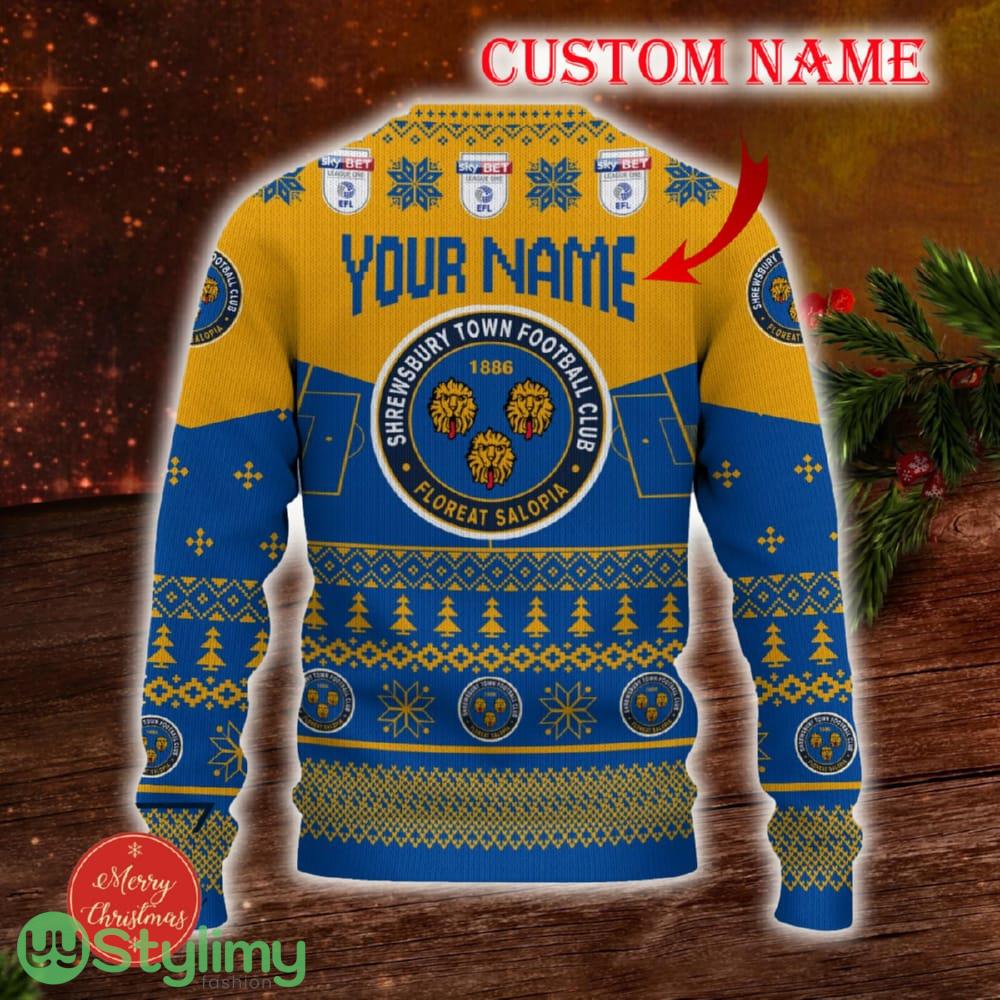 Shrewsbury Town Custom Name 3D Sweater Funny Gift For Men And Women Fans Christmas 2 Shrewsbury Town Custom Name 3D Sweater Funny Gift For Men And Women Fans Christmas - Shrewsbury Town 3D Sweater Christmas Personalized_3