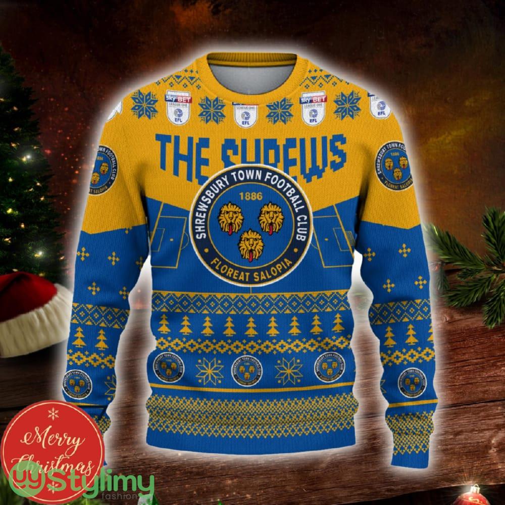 Shrewsbury Town Custom Name 3D Sweater Funny Gift For Men And Women Fans Christmas 4 Shrewsbury Town Custom Name 3D Sweater Funny Gift For Men And Women Fans Christmas - Shrewsbury Town 3D Sweater Christmas Personalized_2