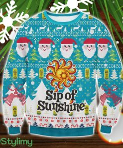 Sip of Sunshine 3D Ugly Christmas Sweater Christmas Gift Product Photo 1
