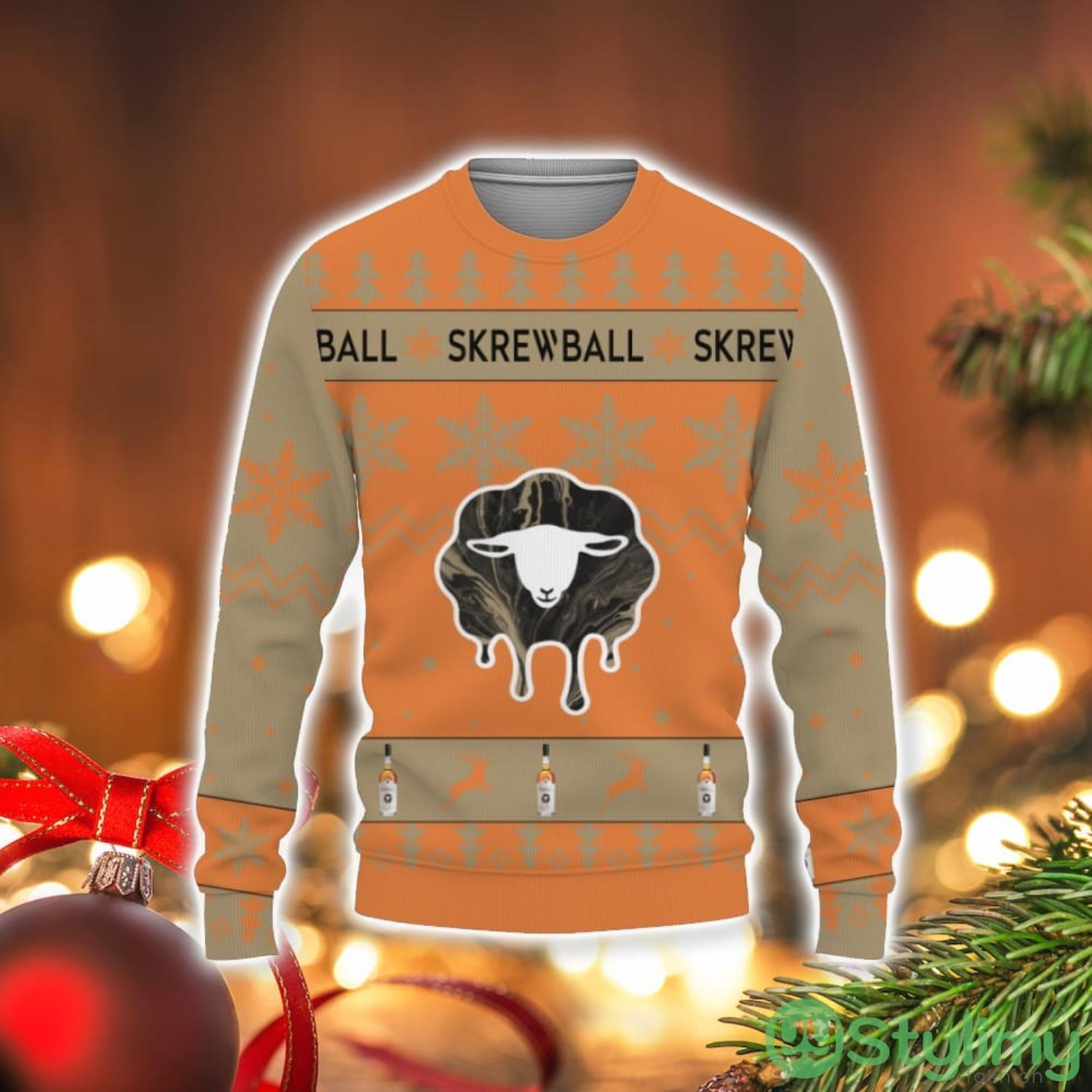 Skrewball Whiskey Merry Christmas Unisex Gift Fan 3D Sweater Holiday Gift Christmas Gift 3 Skrewball Whiskey Merry Christmas Unisex Gift Fan 3D Sweater Holiday Gift Christmas Gift Product Photo 1