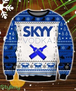 Skyy Vodka 3D Ugly Christmas Sweater Christmas Gift Product Photo 1