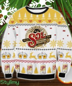 Sol Beer 3D Ugly Christmas Sweater Christmas Gift Product Photo 1