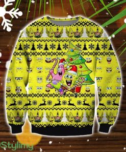 SpongeBob 3D Ugly Christmas Sweater Christmas Gift Product Photo 1