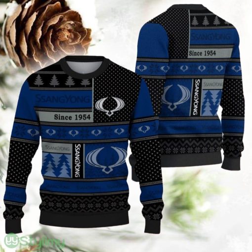 SsangYong Motor Car Mens Ugly Christmas Sweater Gift For Fans