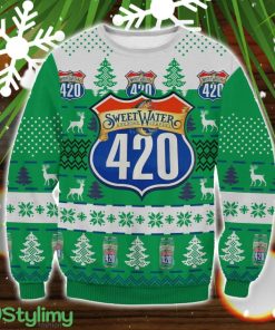 Sweetwater 420 3D Ugly Christmas Sweater Christmas Gift Product Photo 1