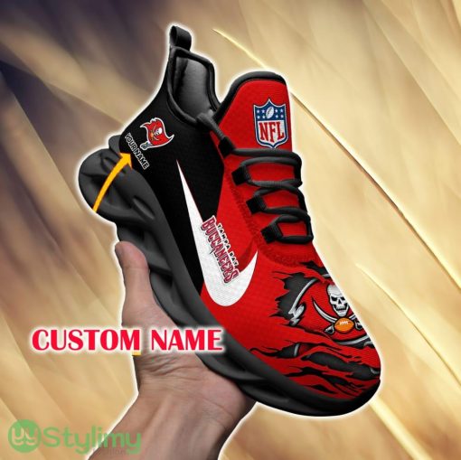 Tampa Bay Buccaneers Contemporary For Fans Custom Name Max Soul Sneakers New Gift Men And Women Clunky Shoes
