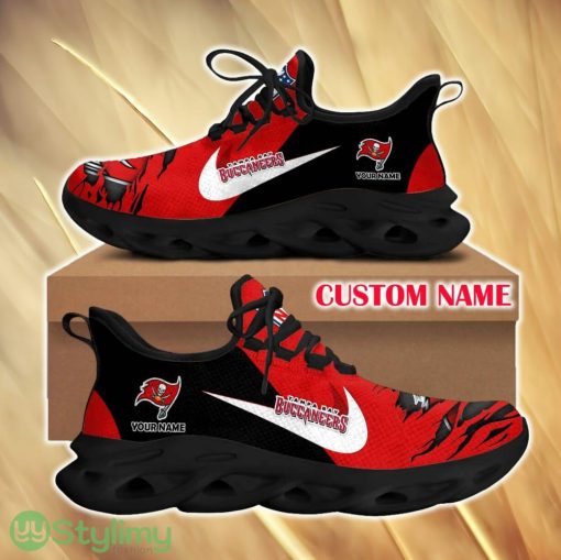 Tampa Bay Buccaneers Contemporary For Fans Custom Name Max Soul Sneakers New Gift Men And Women Clunky Shoes