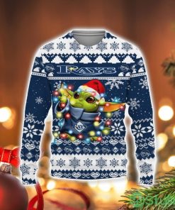 Tampa Bay Rays Baby Yoda Star Wars Sports Football American Ugly Christmas Sweater Product Photo 1