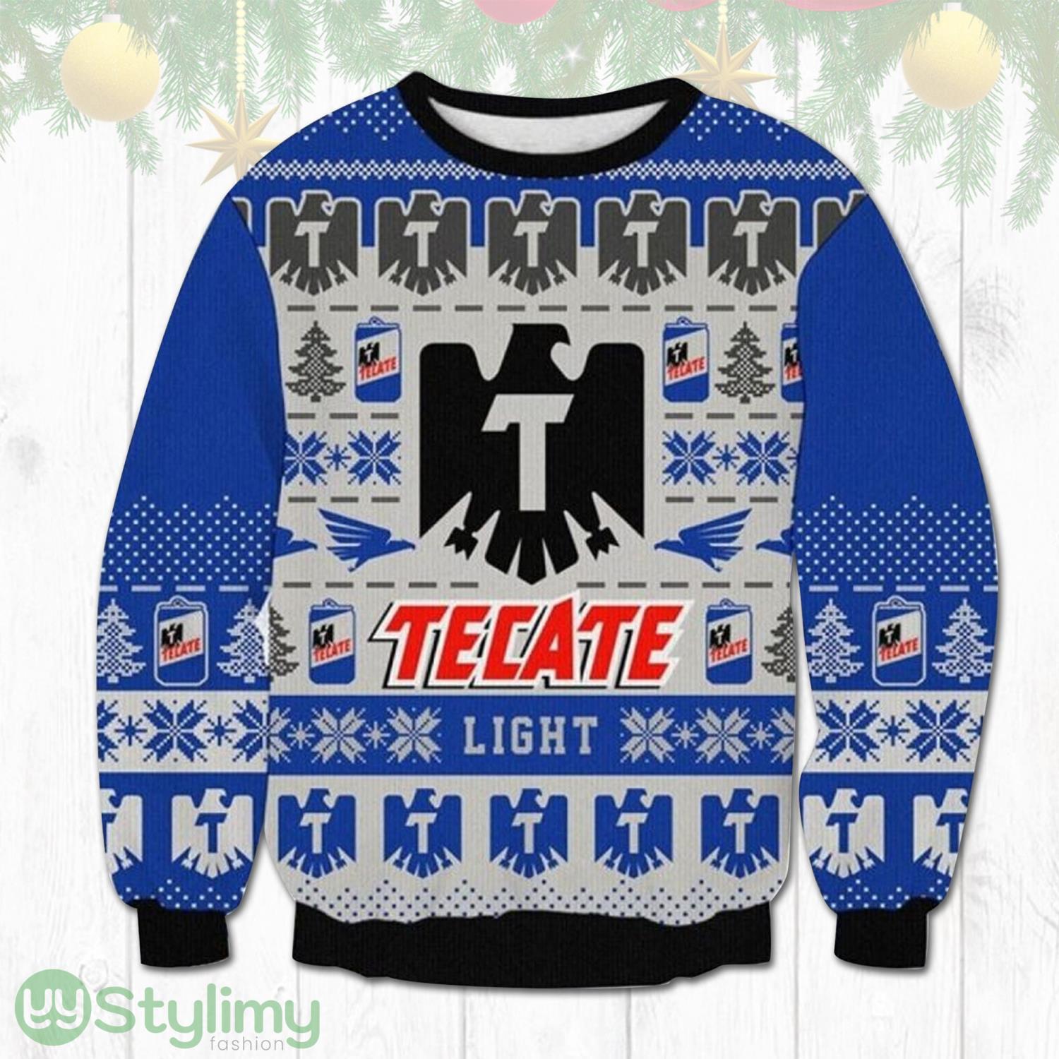 Tecate Light 3D Ugly Christmas Sweater Christmas Gift 3 Tecate Light 3D Ugly Christmas Sweater Christmas Gift Product Photo 1