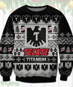 Tecate Titanium 3D Ugly Christmas Sweater Christmas Gift Product Photo 1