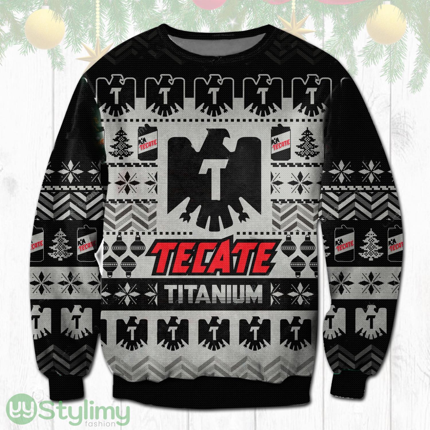 Tecate Titanium 3D Ugly Christmas Sweater Christmas Gift 3 Tecate Titanium 3D Ugly Christmas Sweater Christmas Gift Product Photo 1