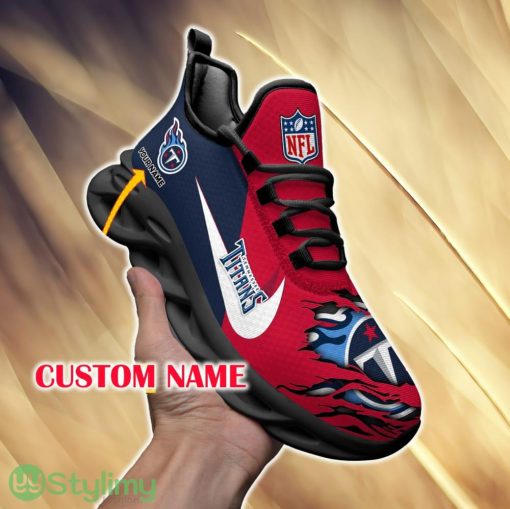 Tennessee Titans Streetwear For Fans Custom Name Max Soul Sneakers New Gift Men And Women Clunky Shoes