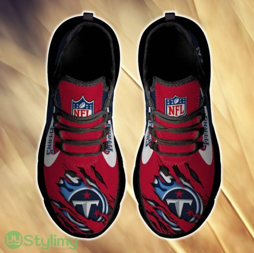 Tennessee Titans Streetwear For Fans Custom Name Max Soul Sneakers New Gift Men And Women Clunky Shoes